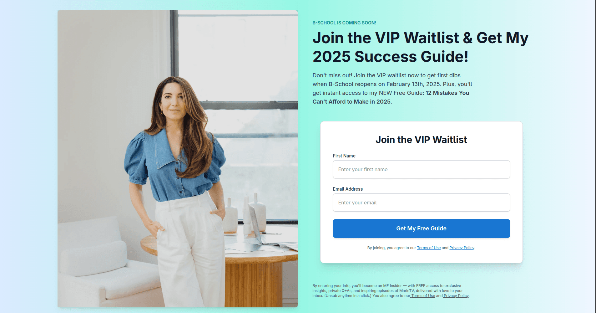 B-school Landing Page thumbnail